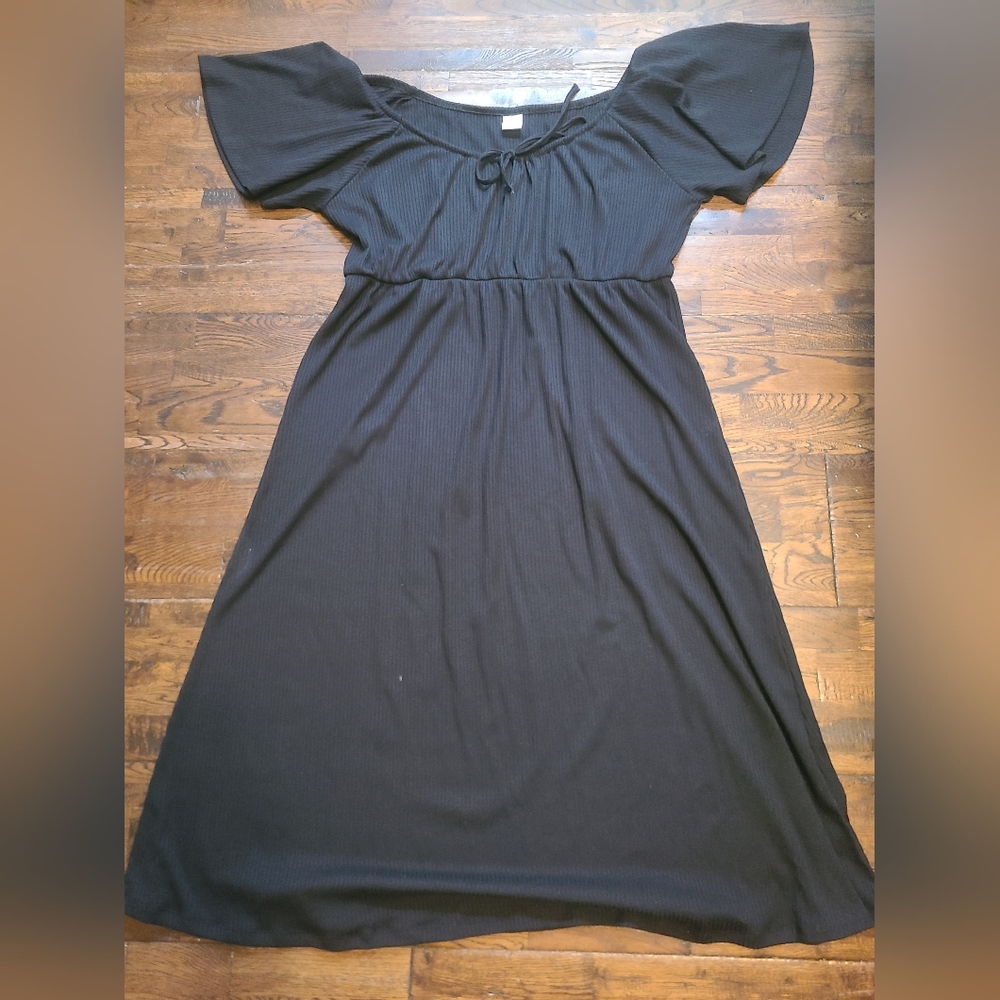 Smash & Tess Empire Waist Black Women's Dress. 3x